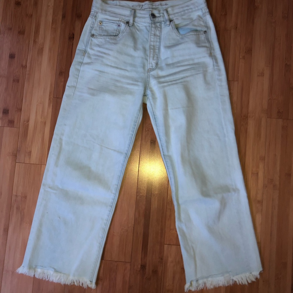 light blue jeans